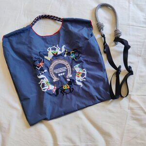 NEW Lightweight Packable Reusable Shopping Tote Bag with Shoulder Strap